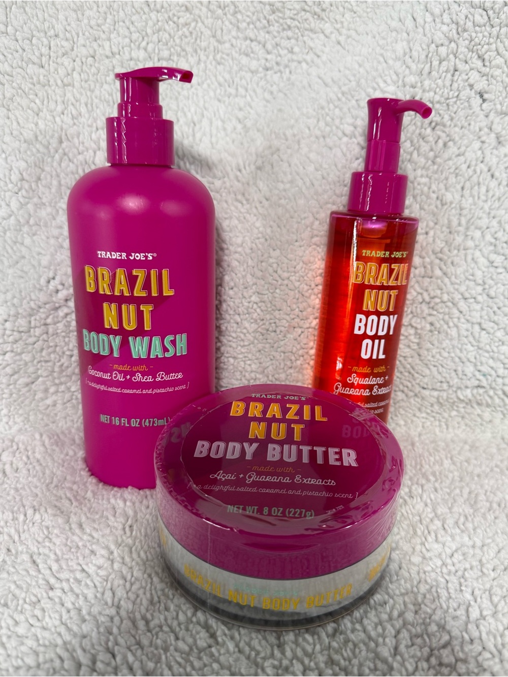 Trader Joe’s Brazil Nut body care set